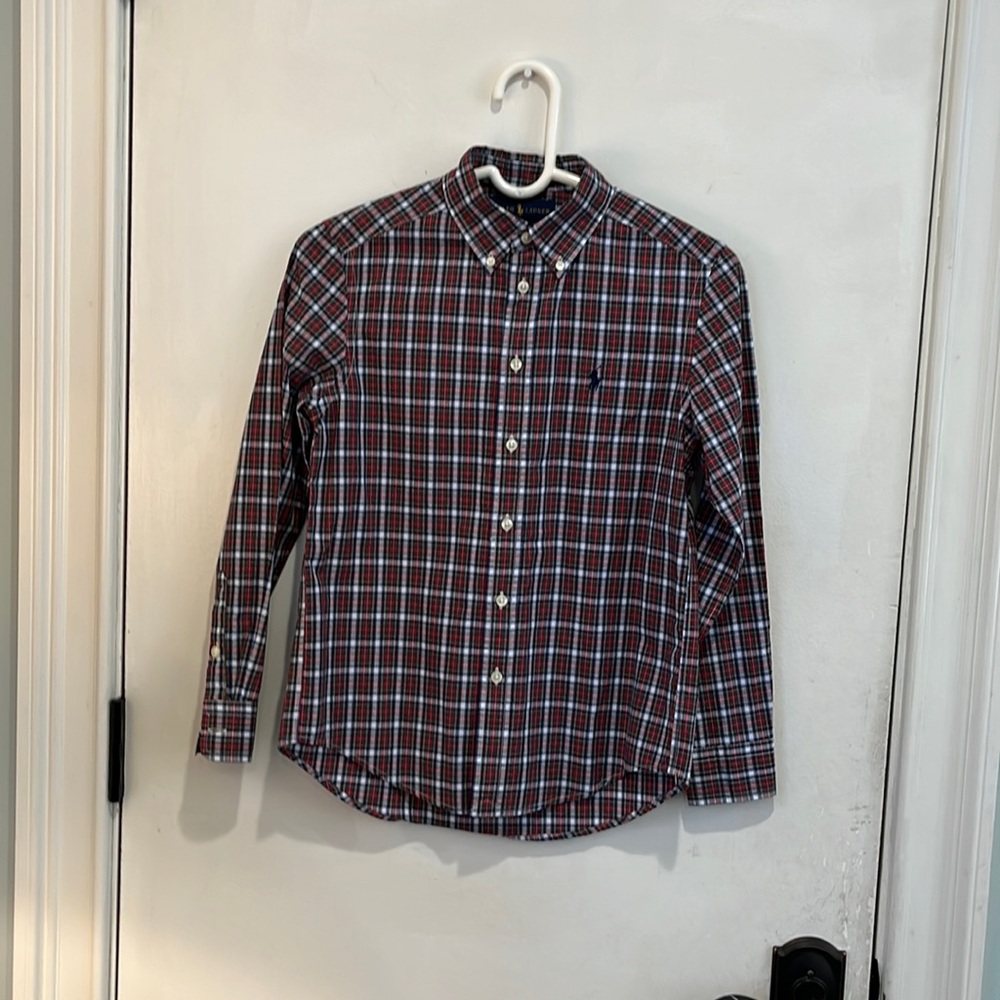 Ralph Lauren Christmas colors button down